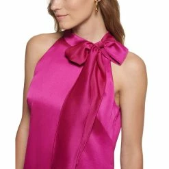 Promo 🎉 Vince Camuto Petite Bow-Neck Sleeveless Satin 👗 Dress Fch 🛒 -Vince Camuto Sales Store unnamed file 1008