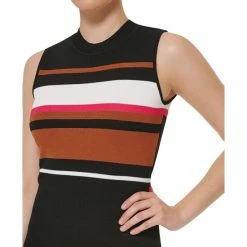 Outlet ❤️ Vince Camuto Petite Striped Sweater 👗 Dress Blk 😍 -Vince Camuto Sales Store unnamed file 1020