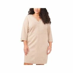 Buy ⭐ Vince Camuto Plus Size Faux-Suede Studded Shift 👗 Dress Latte 🌟 7 Buy ⭐ Vince Camuto Plus Size Faux-Suede Studded Shift 👗 Dress Latte 🌟 -Vince Camuto Sales Store unnamed file 1028