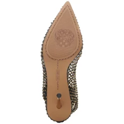 New ๐คฉ Vince Camuto ๐ฉ Women's Space-Dyed Stripe Open-Front Cardigan Autumn Red ๐