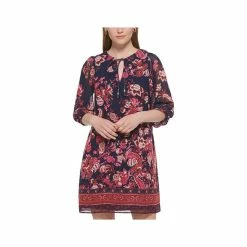 Best Pirce 💯 Vince Camuto Petite Printed Tie-Neck 👗 Dress Ber 😉 7 Best Pirce 💯 Vince Camuto Petite Printed Tie-Neck 👗 Dress Ber 😉 -Vince Camuto Sales Store unnamed file 1073