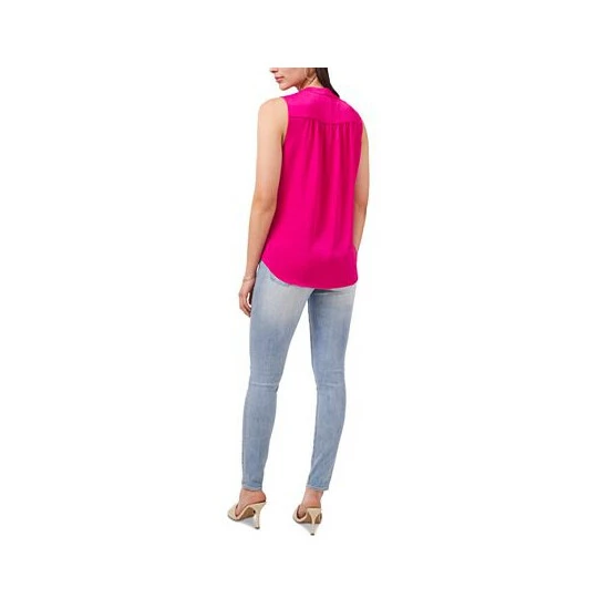 Wholesale 🌟 Vince Camuto Plus Size Sleeveless V-Neck Top Fun Fuchsia 🔥 2 Wholesale 🌟 Vince Camuto Plus Size Sleeveless V-Neck Top Fun Fuchsia 🔥 - Image 2
