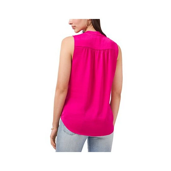 Wholesale 🌟 Vince Camuto Plus Size Sleeveless V-Neck Top Fun Fuchsia 🔥 3 Wholesale 🌟 Vince Camuto Plus Size Sleeveless V-Neck Top Fun Fuchsia 🔥 - Image 3