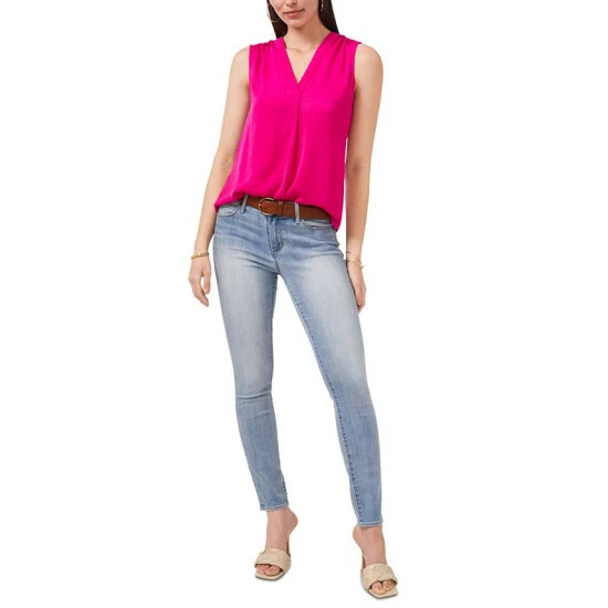 Wholesale 🌟 Vince Camuto Plus Size Sleeveless V-Neck Top Fun Fuchsia 🔥 4 Wholesale 🌟 Vince Camuto Plus Size Sleeveless V-Neck Top Fun Fuchsia 🔥 - Image 4