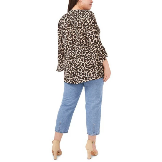 Hot Sale ๐ Vince Camuto Plus Size Leopard-Print Top โ 4 Hot Sale ๐ Vince Camuto Plus Size Leopard-Print Top โ - Image 4