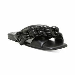 Deals ๐ Vince Camuto ๐ฉ Women's Azori Chained Flat ๐ฉด Sandals Black ๐