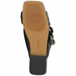 Deals 🎁 Vince Camuto 👩 Women's Azori Chained Flat 🩴 Sandals Black 👏 -Vince Camuto Sales Store unnamed file 1104