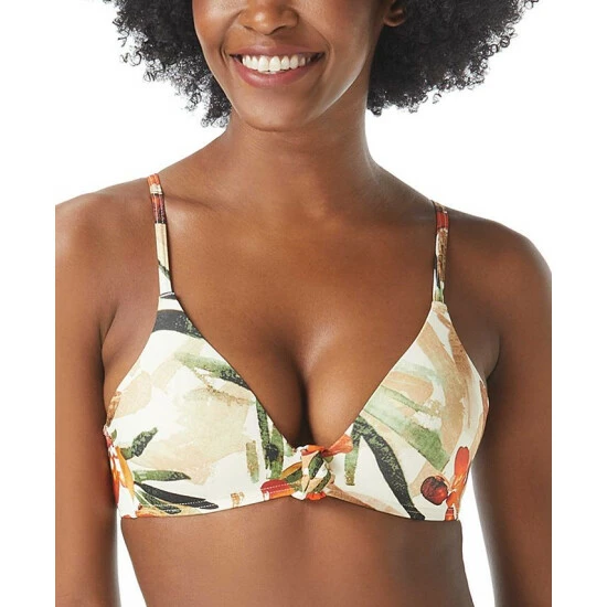 Best Pirce ๐ Vince Camuto Knotted ๐ Bikini Top With Molded Bra Bone Multi โค๏ธ 1 Best Pirce ๐ Vince Camuto Knotted ๐ Bikini Top With Molded Bra Bone Multi โค๏ธ
