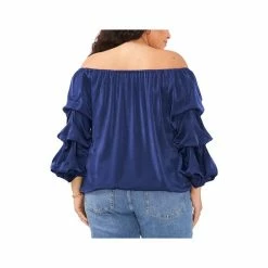New ⭐ Vince Camuto Plus Size Off-The-Shoulder Balloon-Sleeve Blouse Classic Navy ⭐ -Vince Camuto Sales Store unnamed file 1130