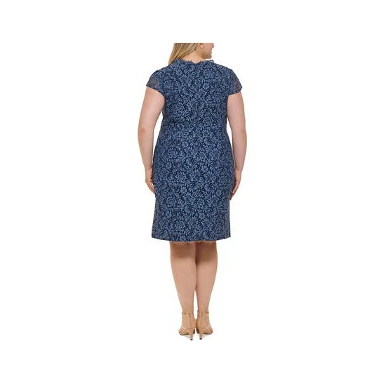 Deals ๐ Vince Camuto Plus Size Ruffle-Trim Lace ๐ Dress Den ๐งจ 2 Deals ๐ Vince Camuto Plus Size Ruffle-Trim Lace ๐ Dress Den ๐งจ - Image 2