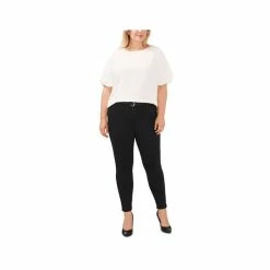 Best Pirce ❤️ Vince Camuto Plus Size Puff-Sleeve Crewneck Top New Ivory ⭐ -Vince Camuto Sales Store unnamed file 1148