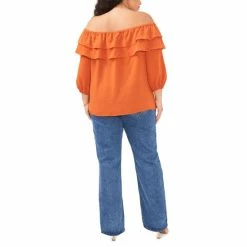 New ❤️ Vince Camuto Plus Size Off-The-Shoulder Blouson-Sleeve Top Citrus Spice ❤️ 8 New ❤️ Vince Camuto Plus Size Off-The-Shoulder Blouson-Sleeve Top Citrus Spice ❤️ -Vince Camuto Sales Store unnamed file 1168