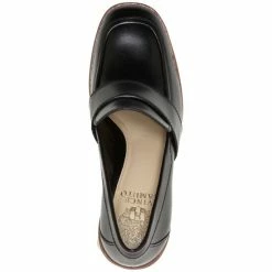 Discount 🔥 Vince Camuto 👩 Women's Ezerna Stacked Heel Loafers Black 😀 -Vince Camuto Sales Store unnamed file 1193