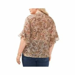 Top 10 🌟 Vince Camuto Plus Size Pintucked Flutter-Sleeve Blouse French Roast ⭐ -Vince Camuto Sales Store unnamed file 1205