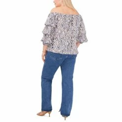 Brand new ๐ Vince Camuto Plus Size Snake-Print Off-The-Shoulder Balloon-Sleeve Blouse Blue Cloud โญ 8 Brand new ๐ Vince Camuto Plus Size Snake-Print Off-The-Shoulder Balloon-Sleeve Blouse Blue Cloud โญ -Vince Camuto Sales Store unnamed file 1219