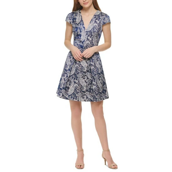 Best Pirce π Vince Camuto Petite Jacquard Fit & Flare π Dress Nmu π€© 1 Best Pirce π Vince Camuto Petite Jacquard Fit & Flare π Dress Nmu π€©