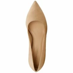 Best Pirce 💯 Vince Camuto 👩 Women's Hailenda Pointed-Toe Flare-Heel Pumps Coconut Cream Leather 🔥 -Vince Camuto Sales Store unnamed file 1308