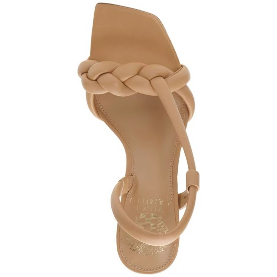 Cheap 😍 Vince Camuto 👩 Women's Beljiya Braided High-Heel 🩴 Sandals Dulce De Leche 🌟 4 Cheap 😍 Vince Camuto 👩 Women's Beljiya Braided High-Heel 🩴 Sandals Dulce De Leche 🌟 - Image 4