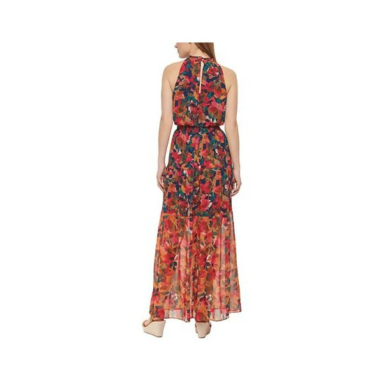 Budget π Vince Camuto Plus Size Floral-Print Smocked-Waist Halter-Neck Maxi π Dress Rst β€οΈ 2 Budget π Vince Camuto Plus Size Floral-Print Smocked-Waist Halter-Neck Maxi π Dress Rst β€οΈ - Image 2