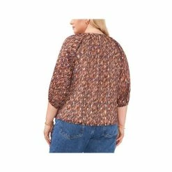 Brand new 🌟 Vince Camuto Plus Size Metallic Printed 3/4-Sleeve Blouse Classic Navy ✨ 7 Brand new 🌟 Vince Camuto Plus Size Metallic Printed 3/4-Sleeve Blouse Classic Navy ✨ -Vince Camuto Sales Store unnamed file 1352