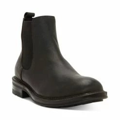 Discount 😍 Vince Camuto Men's Huntsley Leather Chelsea Boot Black 🤩