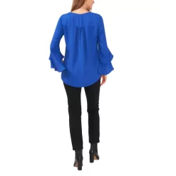 Top 10 ✨ Vince Camuto 👩 Women's Flutter-Sleeve Top Pomegranate Pink ⭐