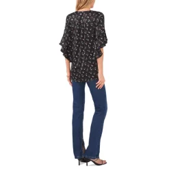 Discount 👏 Vince Camuto 👩 Women's Printed Ruffled-Sleeve Overlap Hem Blouse Rich Black 🎉 9 Discount 👏 Vince Camuto 👩 Women's Printed Ruffled-Sleeve Overlap Hem Blouse Rich Black 🎉 -Vince Camuto Sales Store unnamed file 144