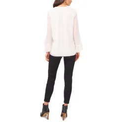 Discount 🤩 Vince Camuto Clip-Dot Bell-Sleeve Top New Ivory ✨ -Vince Camuto Sales Store unnamed file 179