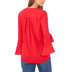 Top 10 ✨ Vince Camuto 👩 Women's Flutter-Sleeve Top Pomegranate Pink ⭐ -Vince Camuto Sales Store unnamed file 19