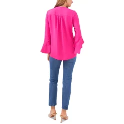 Top 10 ✨ Vince Camuto 👩 Women's Flutter-Sleeve Top Pomegranate Pink ⭐ -Vince Camuto Sales Store unnamed file 20