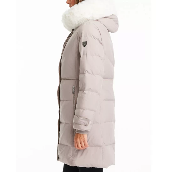 Hot Sale 😍 Vince Camuto 👩 Women's Faux-Fur-Collar Hooded Puffer 🧥 Coat Black 🛒 7 Hot Sale 😍 Vince Camuto 👩 Women's Faux-Fur-Collar Hooded Puffer 🧥 Coat Black 🛒 - Image 7