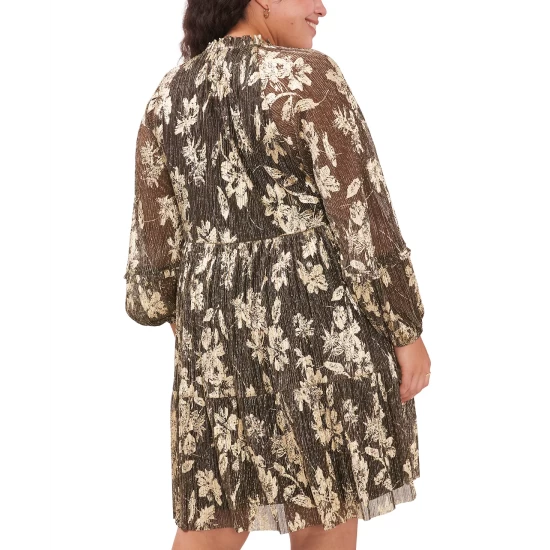 Brand new π€© Vince Camuto Printed Smocked-Hem Peasant Top New Ivory π 3 Brand new π€© Vince Camuto Printed Smocked-Hem Peasant Top New Ivory π - Image 3