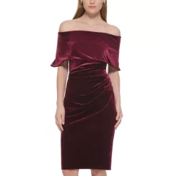 Cheapest 😉 Vince Camuto Metallic-Print Flutter-Sleeve Top Vermillion 🥰