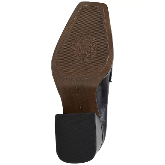 Flash Sale 🔥 Vince Camuto 👩 Women's Segellis Block-Heel Tailored Loafers Mediterranean Blue 👍 6 Flash Sale 🔥 Vince Camuto 👩 Women's Segellis Block-Heel Tailored Loafers Mediterranean Blue 👍 - Image 6