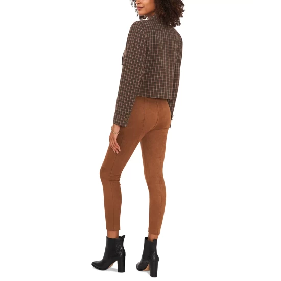 Discount 👏 Vince Camuto 👩 Women's Printed Ruffled-Sleeve Overlap Hem Blouse Rich Black 🎉 3 Discount 👏 Vince Camuto 👩 Women's Printed Ruffled-Sleeve Overlap Hem Blouse Rich Black 🎉 - Image 3