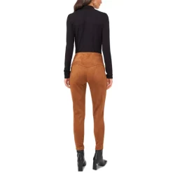 Hot Sale โค๏ธ Vince Camuto Wide-Waistband Pontรฉ-Knit Leggings Vanilla ๐