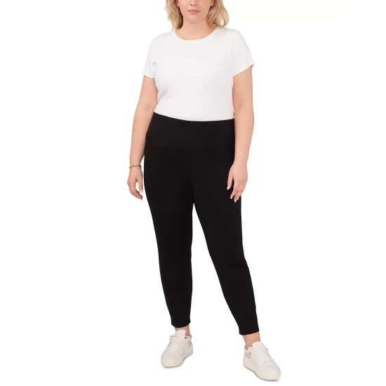 Best deal 👍 Vince Camuto 👩 Women's Textured Crewneck Puff-Sleeve Blouse New Ivory 🎁 2 Best deal 👍 Vince Camuto 👩 Women's Textured Crewneck Puff-Sleeve Blouse New Ivory 🎁 - Image 2