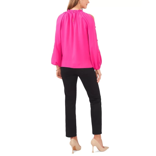 Wholesale ๐ Vince Camuto ๐ฉ Women's Cold-Shoulder Slit-Sleeve Top Pomegranate Pink โค๏ธ 5 Wholesale ๐ Vince Camuto ๐ฉ Women's Cold-Shoulder Slit-Sleeve Top Pomegranate Pink โค๏ธ - Image 5