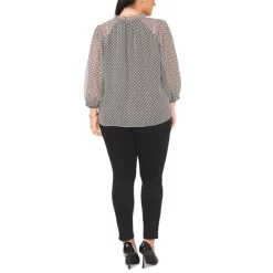 Deals 🔥 Vince Camuto Tiered-Sleeve Leopard-Print Top Animal 🔥 -Vince Camuto Sales Store unnamed file 394