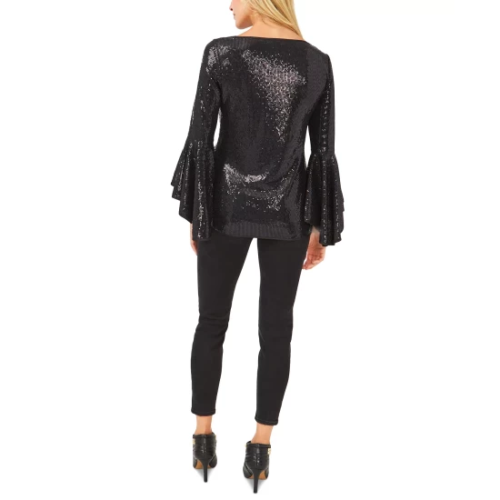 Cheapest ๐ Vince Camuto ๐ฉ Women's Metallic Jacquard Fit & Flare ๐ Dress Grey Multi ๐ 4 Cheapest ๐ Vince Camuto ๐ฉ Women's Metallic Jacquard Fit & Flare ๐ Dress Grey Multi ๐ - Image 4