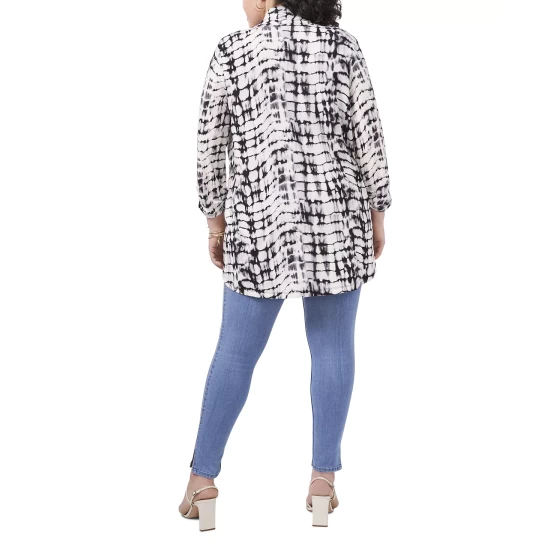 Best reviews of ✔️ Vince Camuto Plus Size Tie Dye Shawl Cardigan Rich Black 💯 5 Best reviews of ✔️ Vince Camuto Plus Size Tie Dye Shawl Cardigan Rich Black 💯 - Image 5