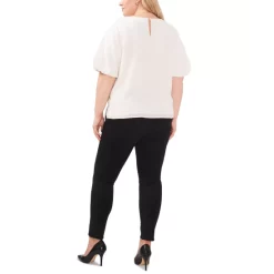 Best Pirce ❤️ Vince Camuto Plus Size Puff-Sleeve Crewneck Top New Ivory ⭐ -Vince Camuto Sales Store unnamed file 451