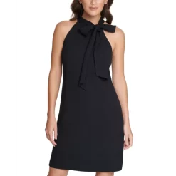Outlet ✨ Vince Camuto Petite Tie-Neck Shift 👗 Dress Black ❤️ 9 Outlet ✨ Vince Camuto Petite Tie-Neck Shift 👗 Dress Black ❤️ -Vince Camuto Sales Store unnamed file 517