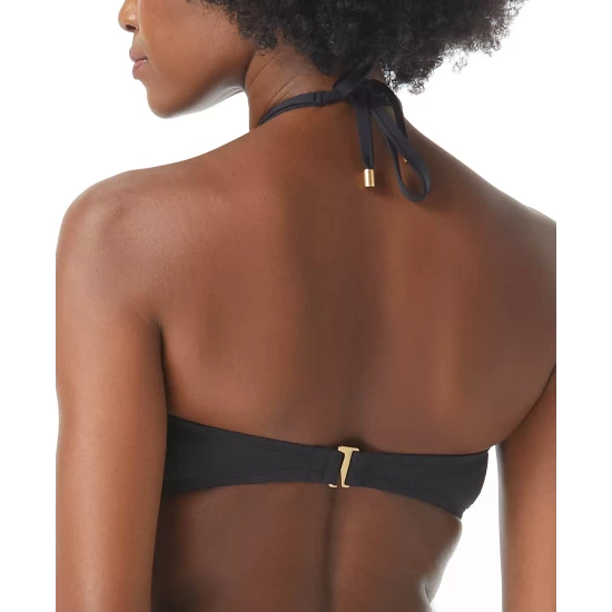 Budget ✨ Vince Camuto Logo-Ring Cutout Halter 👙 Bikini Top Safari Green 🛒 3 Budget ✨ Vince Camuto Logo-Ring Cutout Halter 👙 Bikini Top Safari Green 🛒 - Image 3