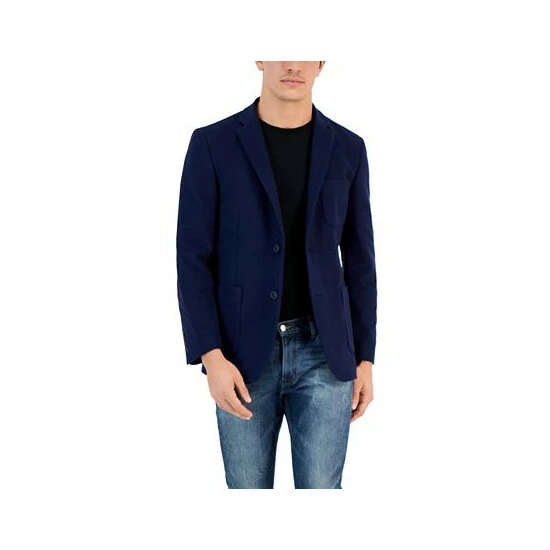 Outlet ⌛ Vince Camuto Men's Slim-Fit Hooded Sport 🧥 Coat Navy 😍 3 Outlet ⌛ Vince Camuto Men's Slim-Fit Hooded Sport 🧥 Coat Navy 😍 - Image 3