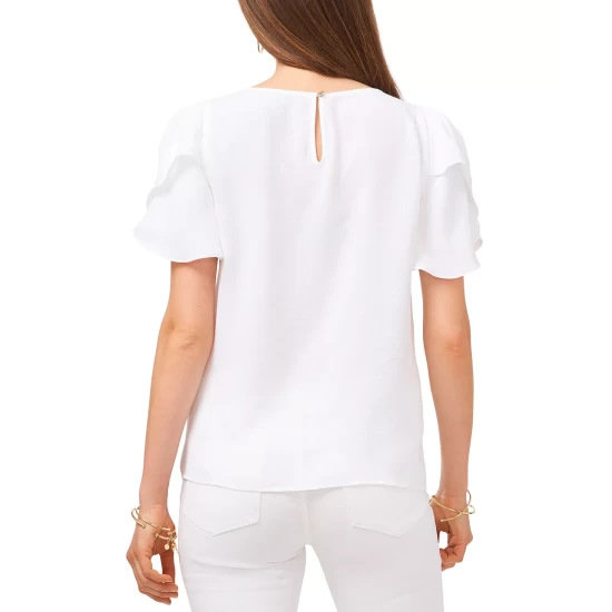 Wholesale ๐ Vince Camuto ๐ฉ Women's Cold-Shoulder Slit-Sleeve Top Pomegranate Pink โค๏ธ 4 Wholesale ๐ Vince Camuto ๐ฉ Women's Cold-Shoulder Slit-Sleeve Top Pomegranate Pink โค๏ธ - Image 4