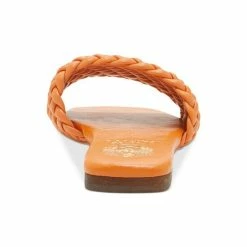 Wholesale 🤩 Vince Camuto 👩 Women's Arissa Woven Flat 🩴 Sandals Orange Ochre ✔️ -Vince Camuto Sales Store unnamed file 618