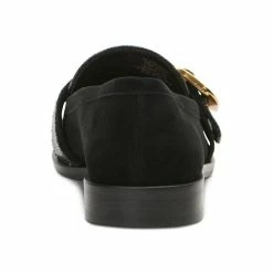 Top 10 😀 Vince Camuto 👩 Women's Cenkanda Tailored Buckle Loafers Black And Coconut Cream ⌛ -Vince Camuto Sales Store unnamed file 661