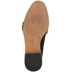 Top 10 😀 Vince Camuto 👩 Women's Cenkanda Tailored Buckle Loafers Black And Coconut Cream ⌛ -Vince Camuto Sales Store unnamed file 663