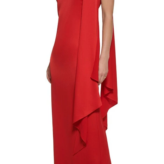 Cheapest ๐ Vince Camuto ๐ฉ Women's Halter-Neck Satin Sleeveless Gown Red ๐ฏ 4 Cheapest ๐ Vince Camuto ๐ฉ Women's Halter-Neck Satin Sleeveless Gown Red ๐ฏ - Image 4